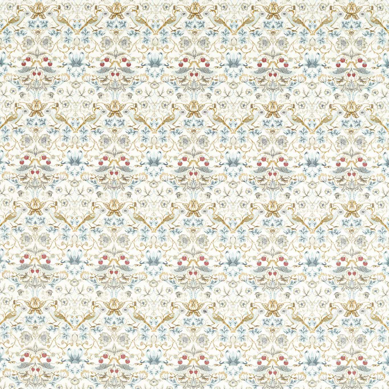 Strawberry Thief Embroidery